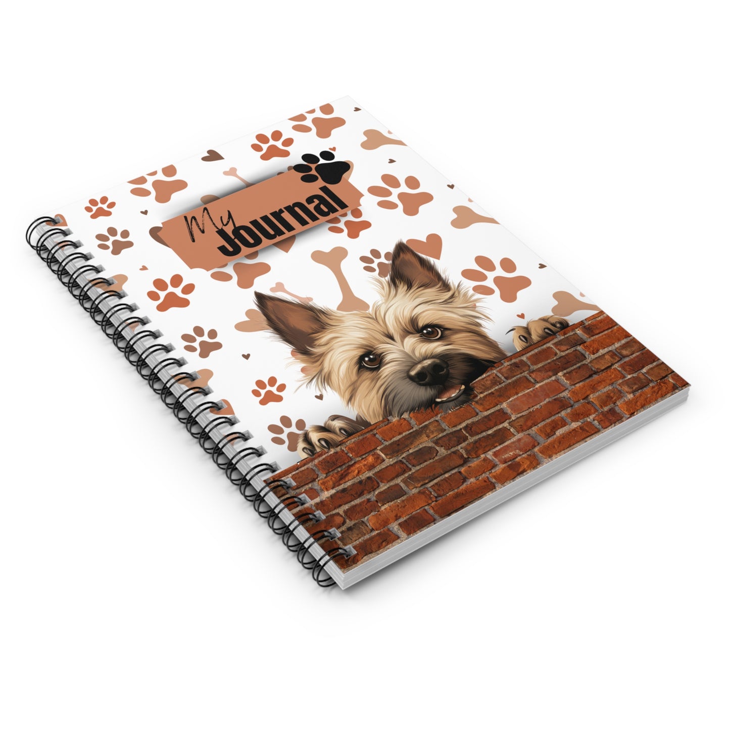 Cairn Terrier Spiral Notebook - Ruled Line