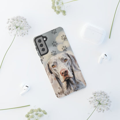 Weimaraner Phone Case by Tough Cases (Apple iPhone, Samsung Galaxy, and Google Pixel)