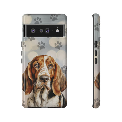Basset Hound Phone Case by Tough Cases (Apple iPhone, Samsung Galaxy, and Google Pixel)