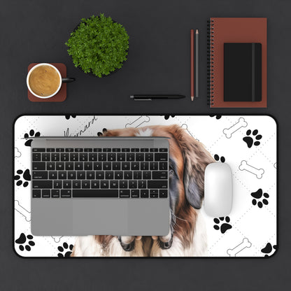 Saint Bernard Desk Mat