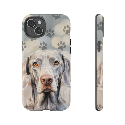 Weimaraner Phone Case by Tough Cases (Apple iPhone, Samsung Galaxy, and Google Pixel)