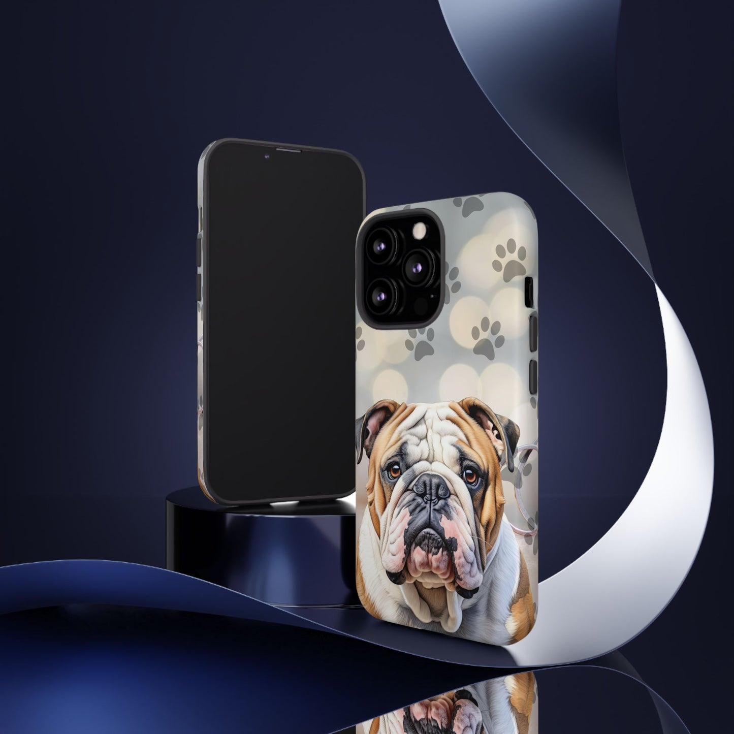 Bull Dog Phone Case by Tough Cases (Apple iPhone, Samsung Galaxy, and Google Pixel)