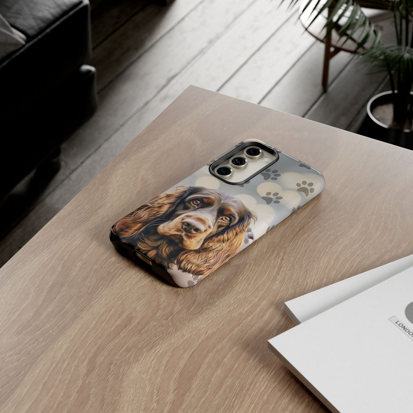 English Cocker Spaniel Phone Case by Tough Cases (Apple iPhone, Samsung Galaxy, and Google Pixel)