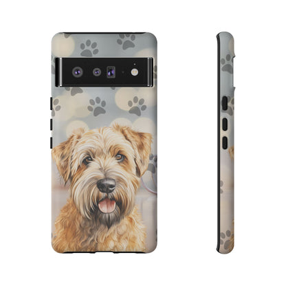 Self-Coated Wheaten Terrier by Tough Cases (Apple iPhone, Samsung Galaxy, and Google Pixel)