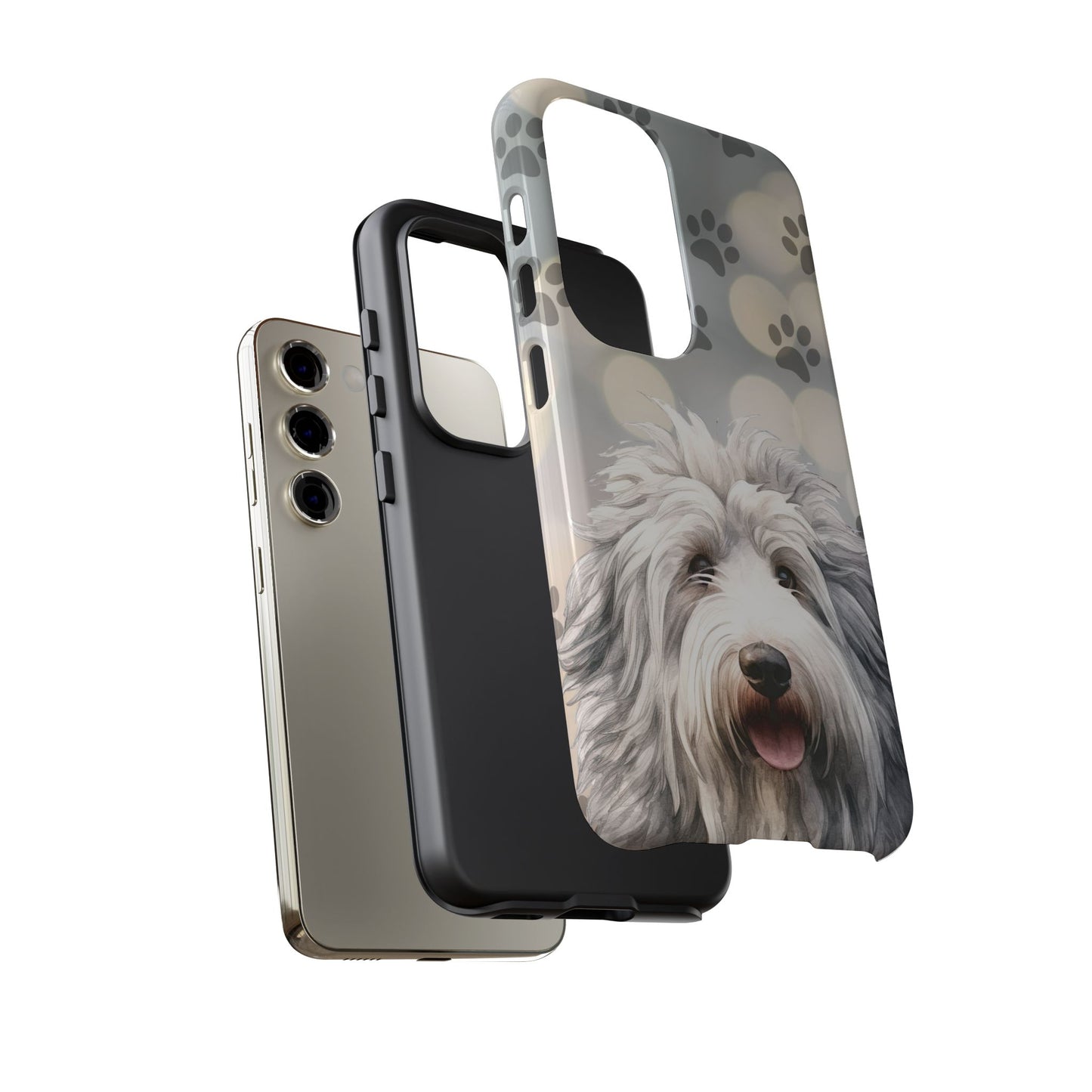 Old English Sheepdog by Tough Cases (Apple iPhone, Samsung Galaxy, and Google Pixel devices)