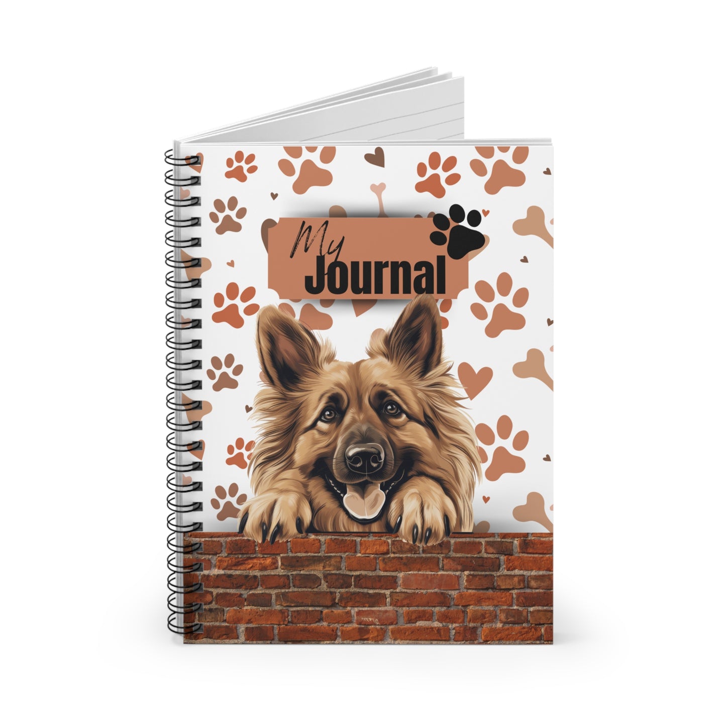 Belgian Tervuren Spiral Notebook - Ruled Line