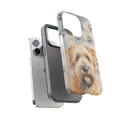 Self-Coated Wheaten Terrier by Tough Cases (Apple iPhone, Samsung Galaxy, and Google Pixel)