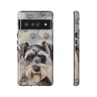 Miniature Schnauzer by Tough Cases (Apple iPhone, Samsung Galaxy, and Google Pixel)