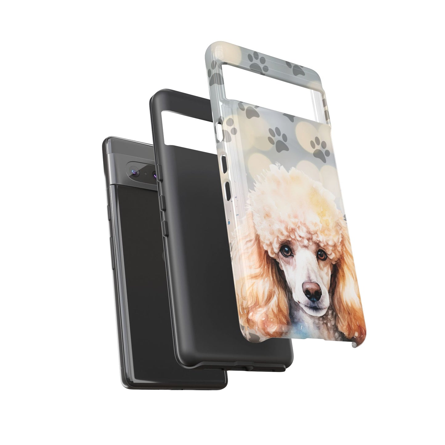 Poodle Phone Case by Tough Cases (Apple iPhone, Samsung Galaxy, and Google Pixel )