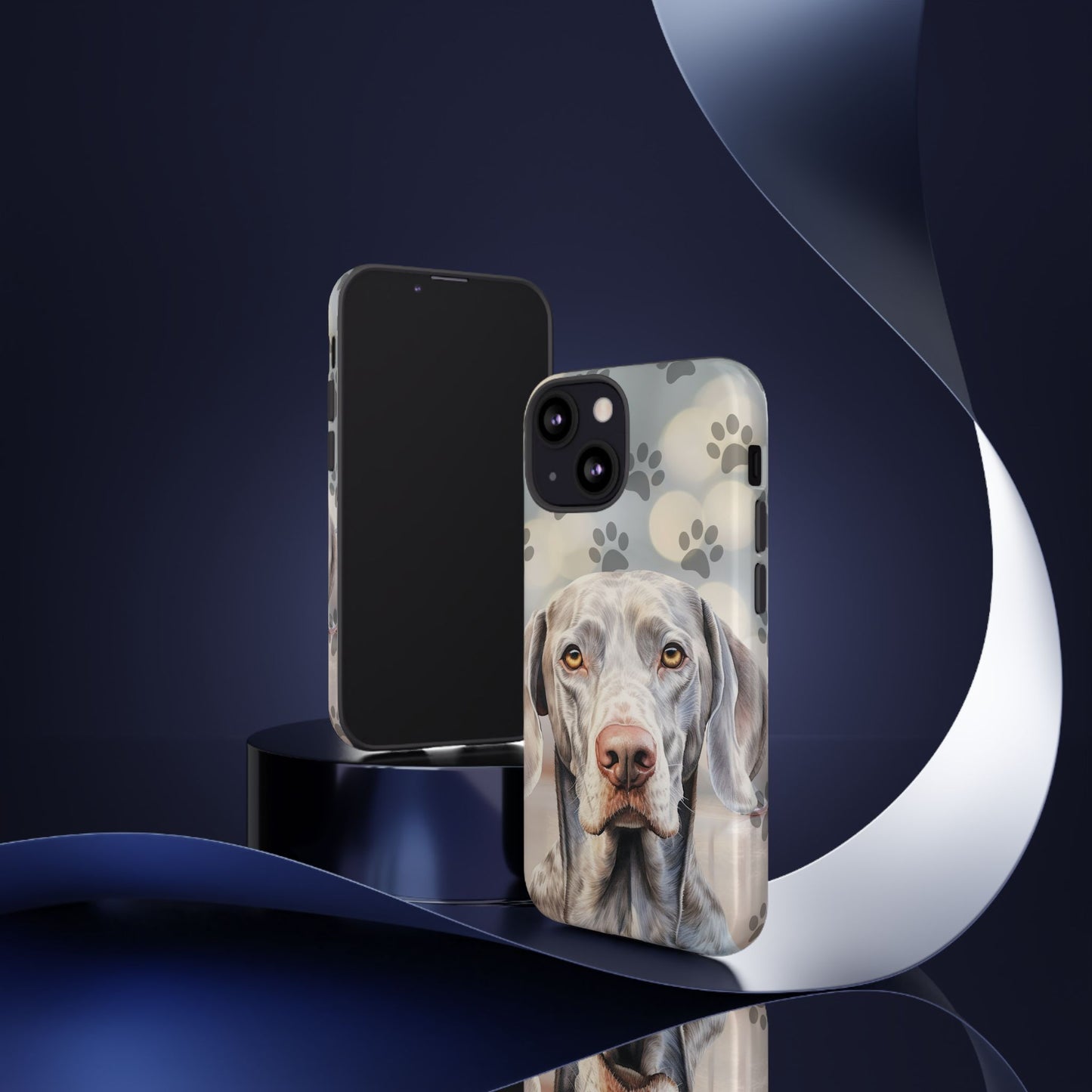 Weimaraner Phone Case by Tough Cases (Apple iPhone, Samsung Galaxy, and Google Pixel)