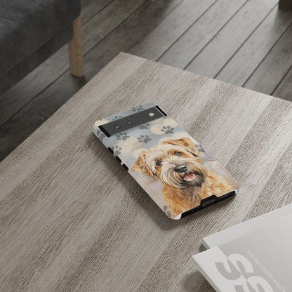 Self-Coated Wheaten Terrier by Tough Cases (Apple iPhone, Samsung Galaxy, and Google Pixel)