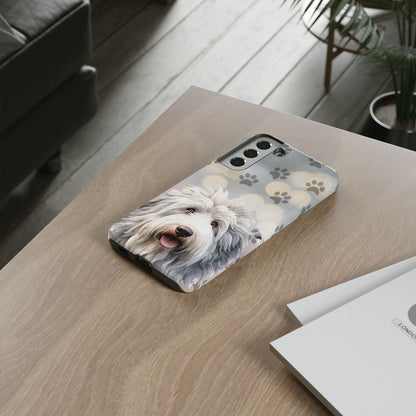 Old English Sheepdog by Tough Cases (Apple iPhone, Samsung Galaxy, and Google Pixel devices)