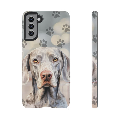Weimaraner Phone Case by Tough Cases (Apple iPhone, Samsung Galaxy, and Google Pixel)