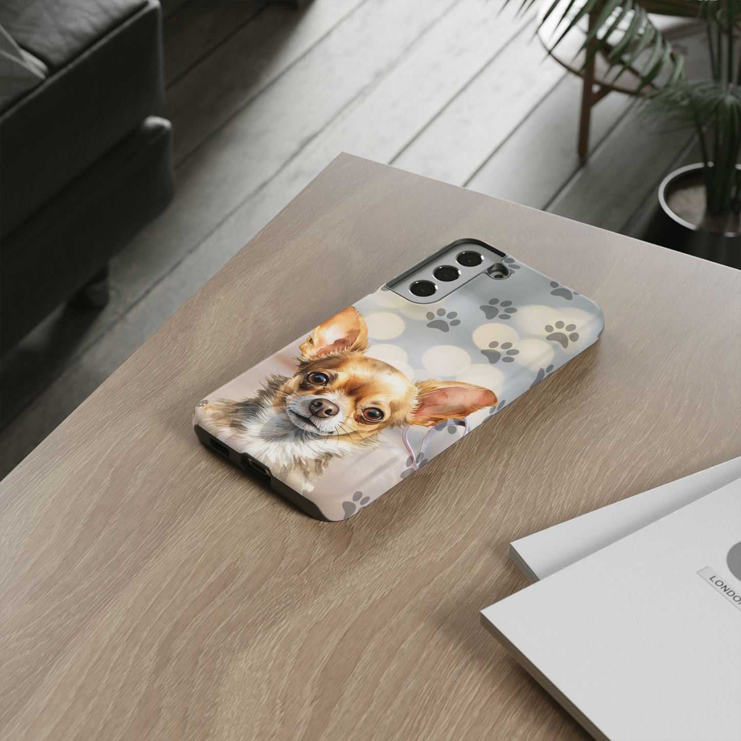 Chihuahua phone case by Tough Cases (Apple iPhone, Samsung Galaxy, and Google Pixel)
