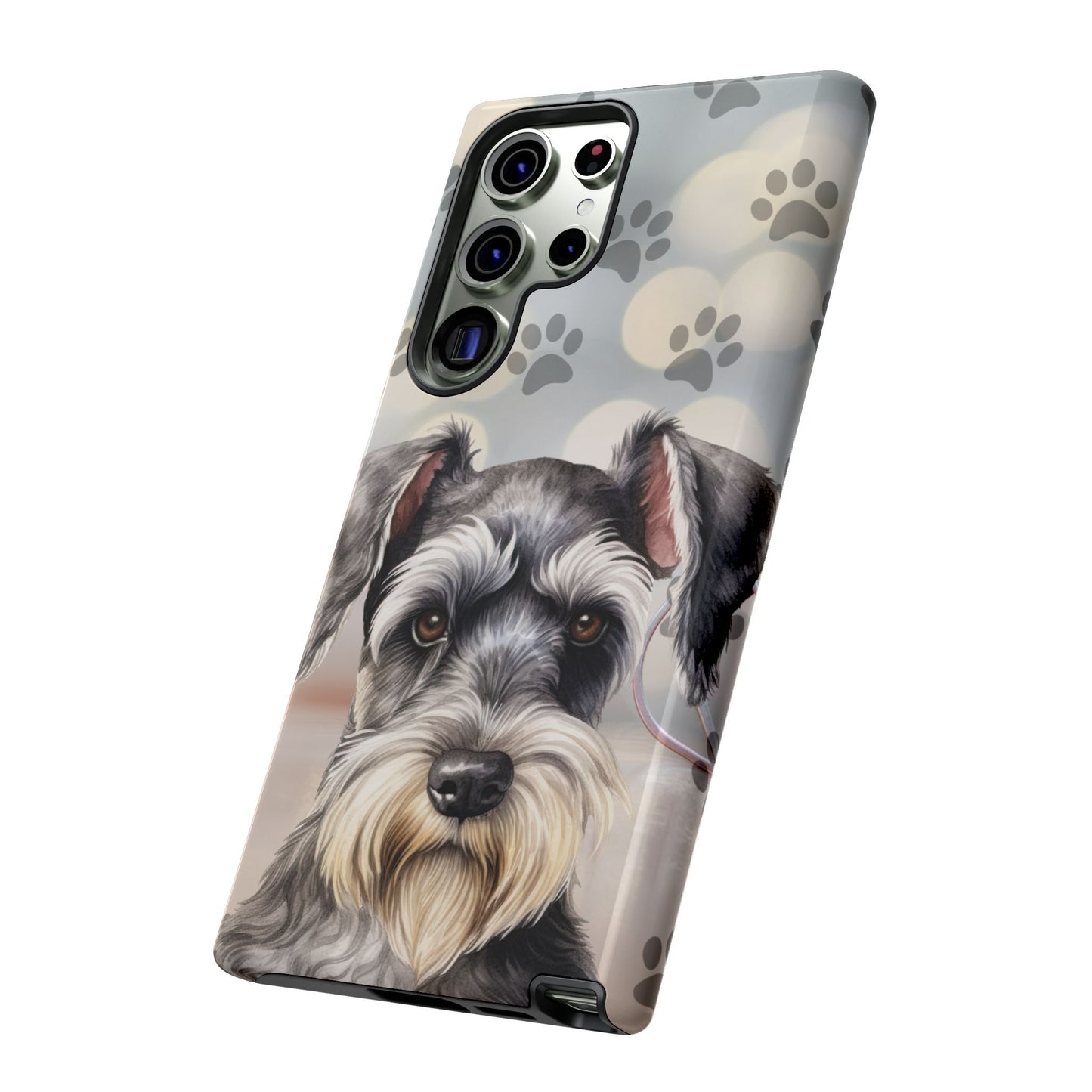 Miniature Schnauzer by Tough Cases (Apple iPhone, Samsung Galaxy, and Google Pixel)