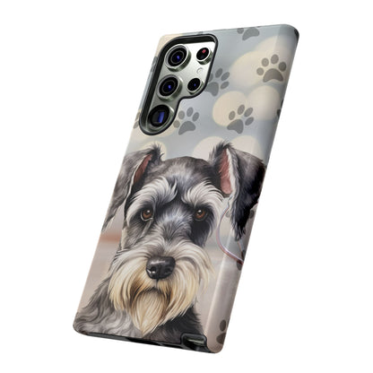 Miniature Schnauzer by Tough Cases (Apple iPhone, Samsung Galaxy, and Google Pixel)
