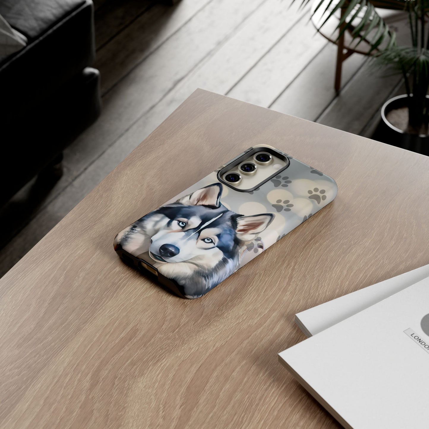 Siberian Husky Phone Cases by Tough Cases (Apple iPhone, Samsung Galaxy, and Google Pixel)
