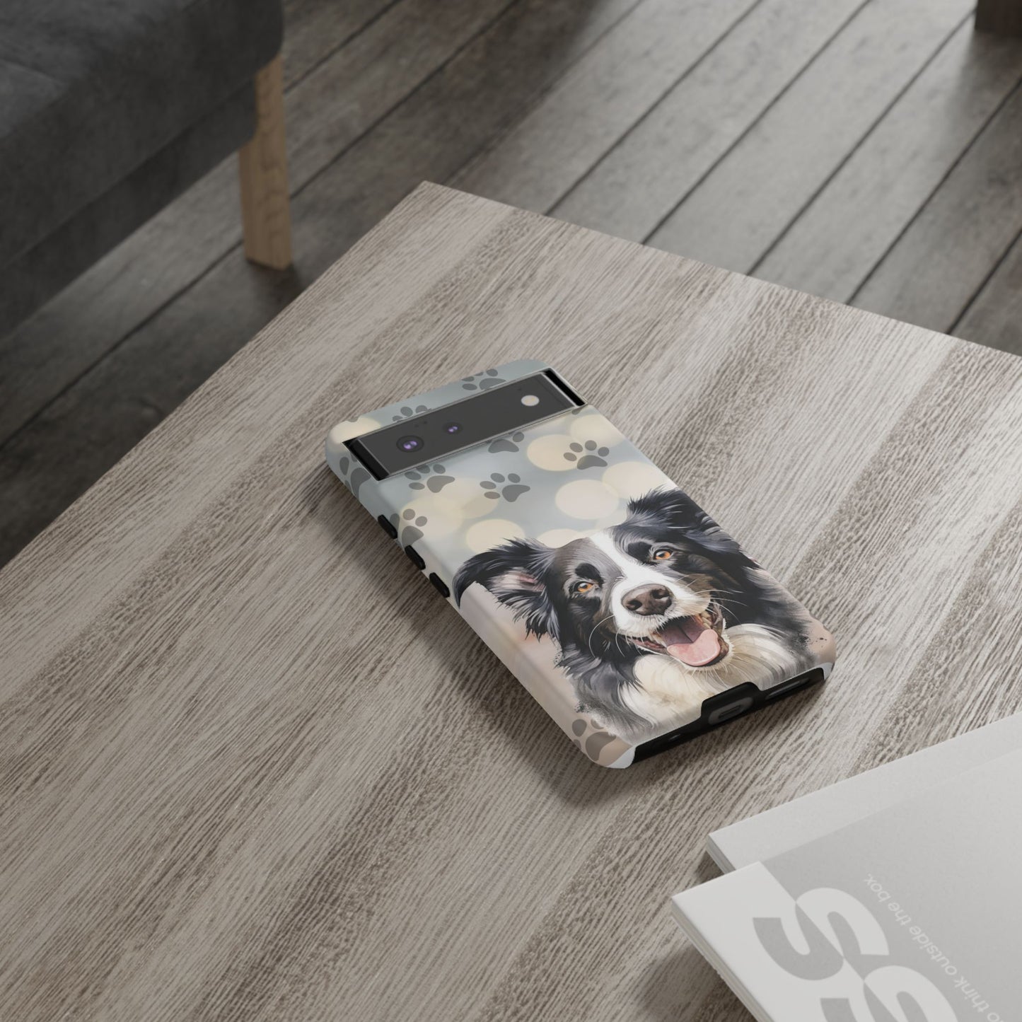 Border Collie Phone Case by Tough Cases (Apple iPhone, Samsung Galaxy, and Google Pixel)
