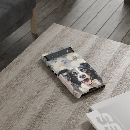 Border Collie Phone Case by Tough Cases (Apple iPhone, Samsung Galaxy, and Google Pixel)