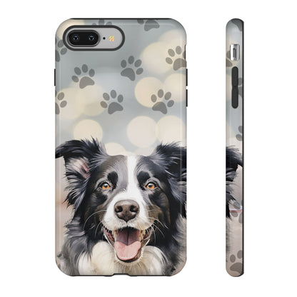 Border Collie Phone Case by Tough Cases (Apple iPhone, Samsung Galaxy, and Google Pixel)