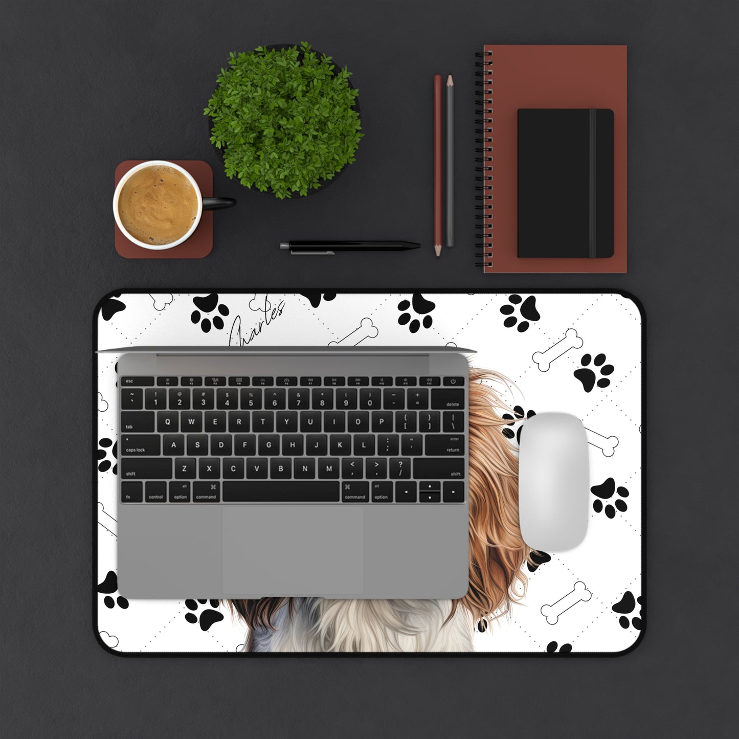 Cavalier King Charles Spaniel Desk Mat