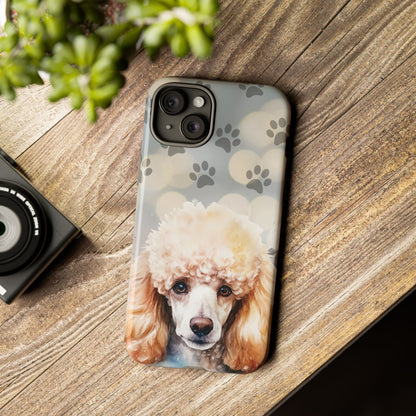 Poodle Phone Case by Tough Cases (Apple iPhone, Samsung Galaxy, and Google Pixel )