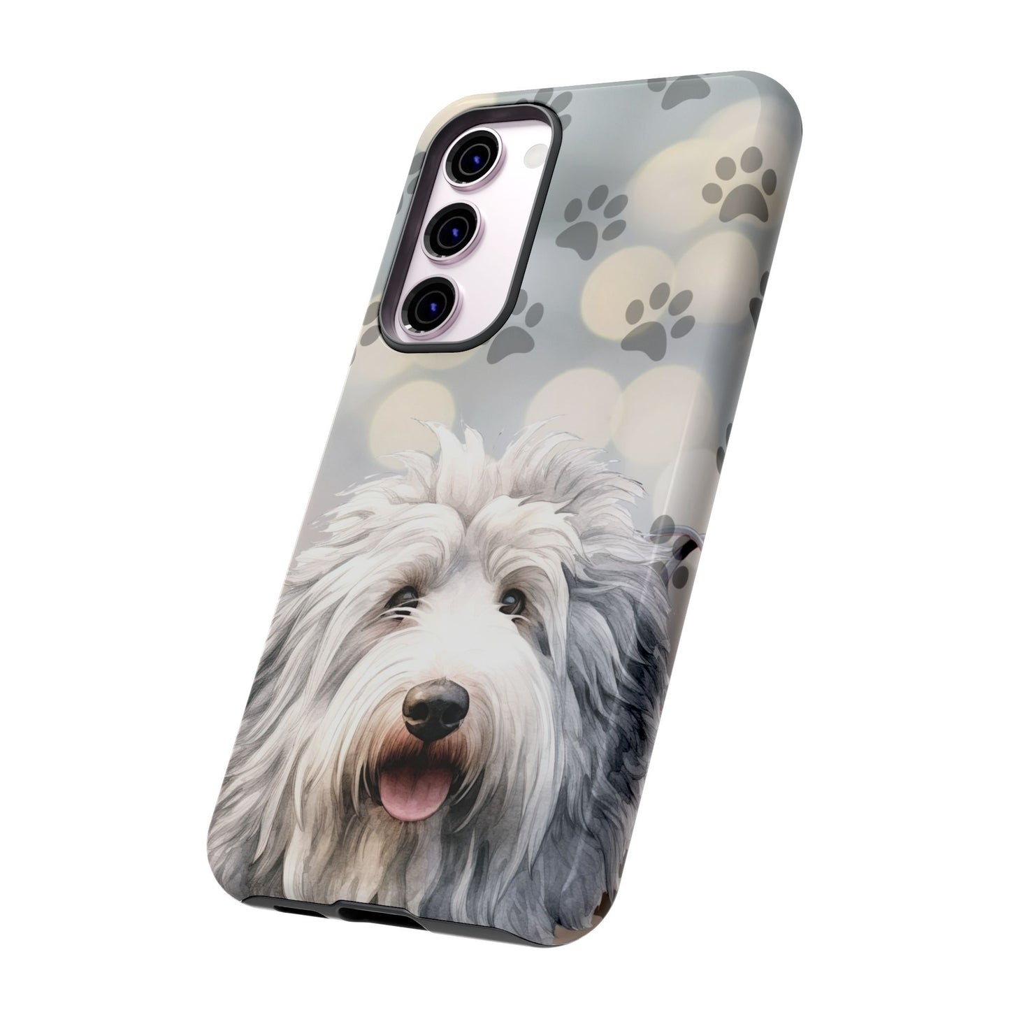 Old English Sheepdog by Tough Cases (Apple iPhone, Samsung Galaxy, and Google Pixel devices)