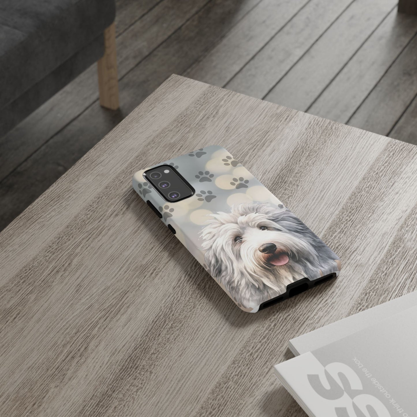 Old English Sheepdog by Tough Cases (Apple iPhone, Samsung Galaxy, and Google Pixel devices)