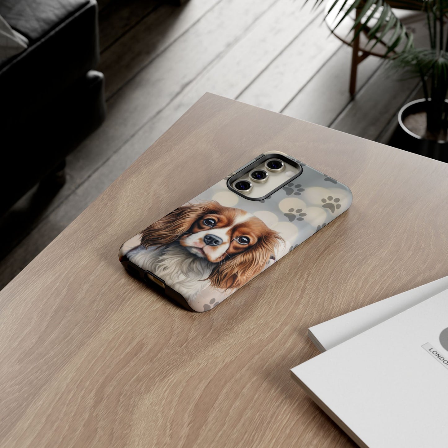 Cavalier King Charles Spaniel phone case by Tough Cases (Apple iPhone, Samsung Galaxy, and Google Pixel)