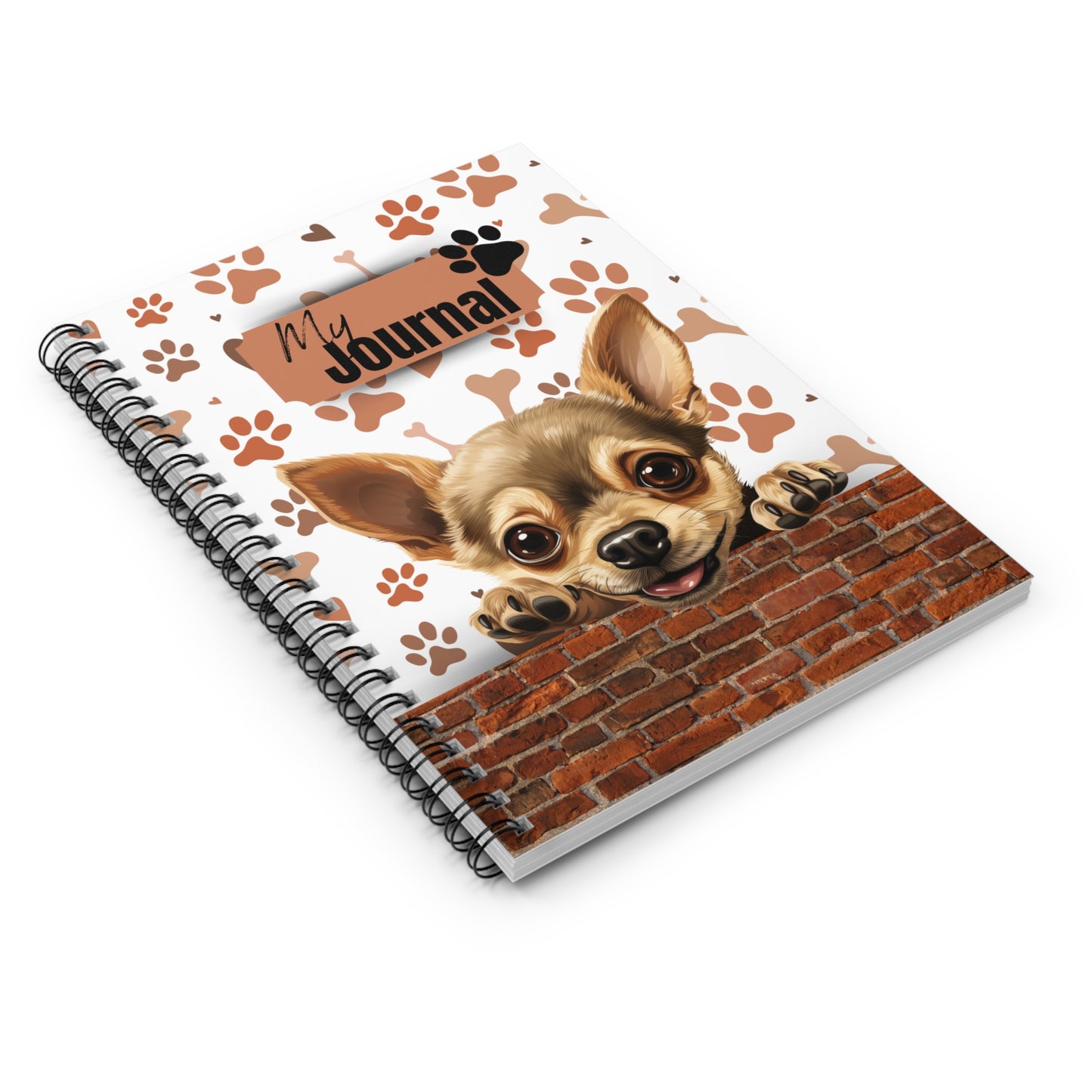 Chihuahua Spiral Notebook - Ruled Line