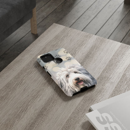 Old English Sheepdog by Tough Cases (Apple iPhone, Samsung Galaxy, and Google Pixel devices)