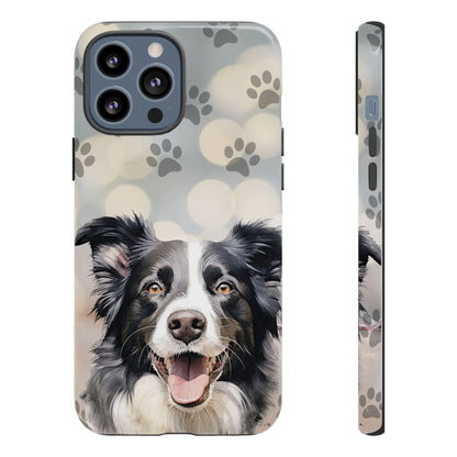Border Collie Phone Case by Tough Cases (Apple iPhone, Samsung Galaxy, and Google Pixel)