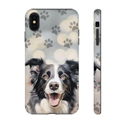 Border Collie Phone Case by Tough Cases (Apple iPhone, Samsung Galaxy, and Google Pixel)