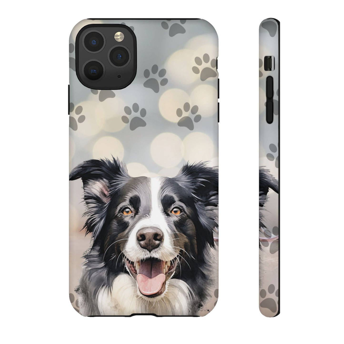 Border Collie Phone Case by Tough Cases (Apple iPhone, Samsung Galaxy, and Google Pixel)