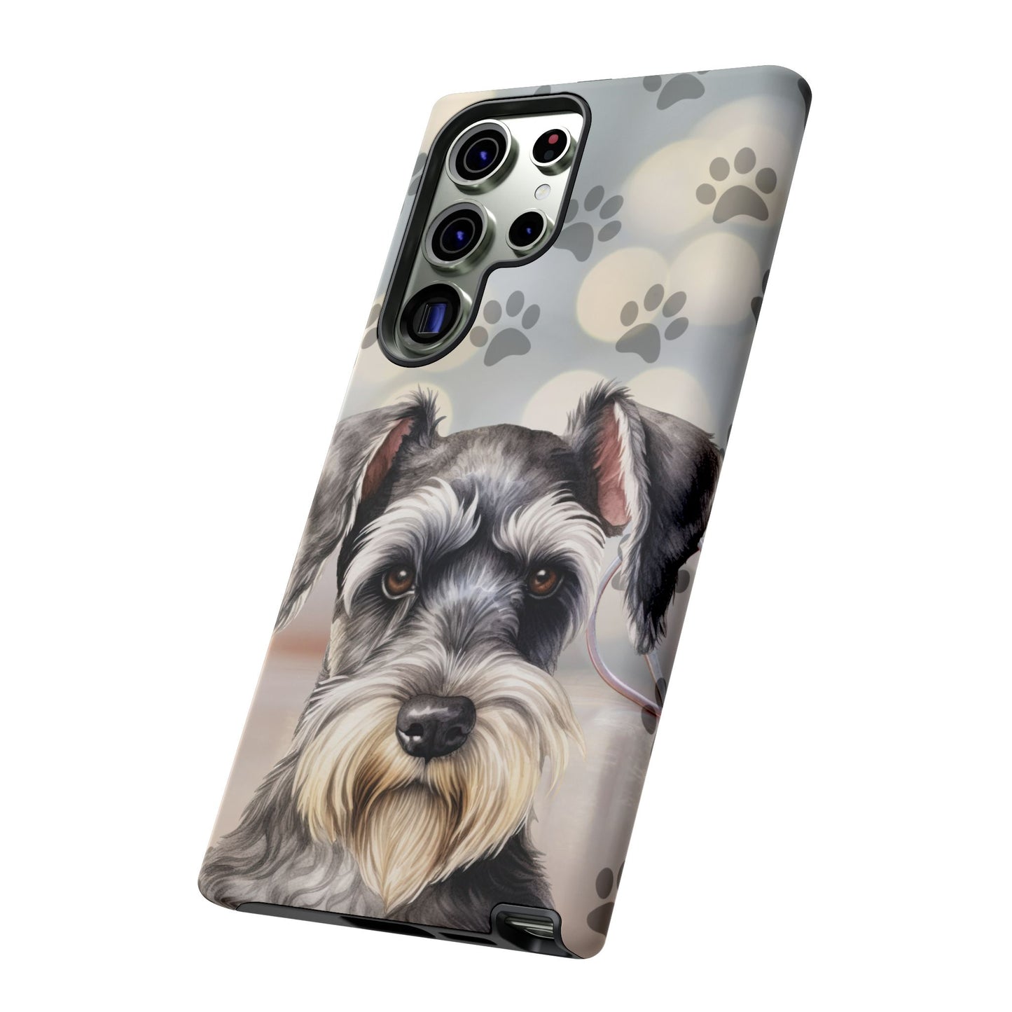 Miniature Schnauzer by Tough Cases (Apple iPhone, Samsung Galaxy, and Google Pixel)