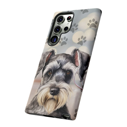Miniature Schnauzer by Tough Cases (Apple iPhone, Samsung Galaxy, and Google Pixel)