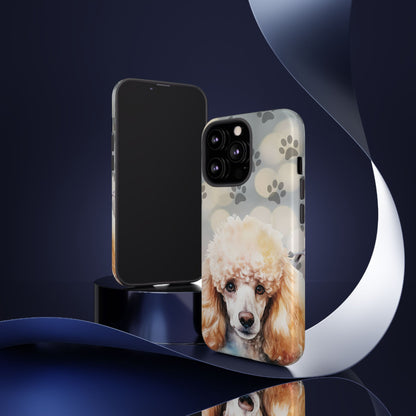 Poodle Phone Case by Tough Cases (Apple iPhone, Samsung Galaxy, and Google Pixel )