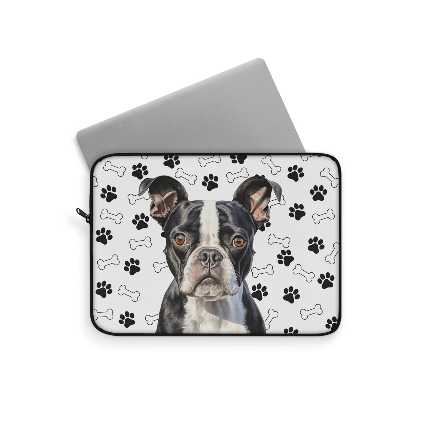 Boston Terrier Laptop Sleeve