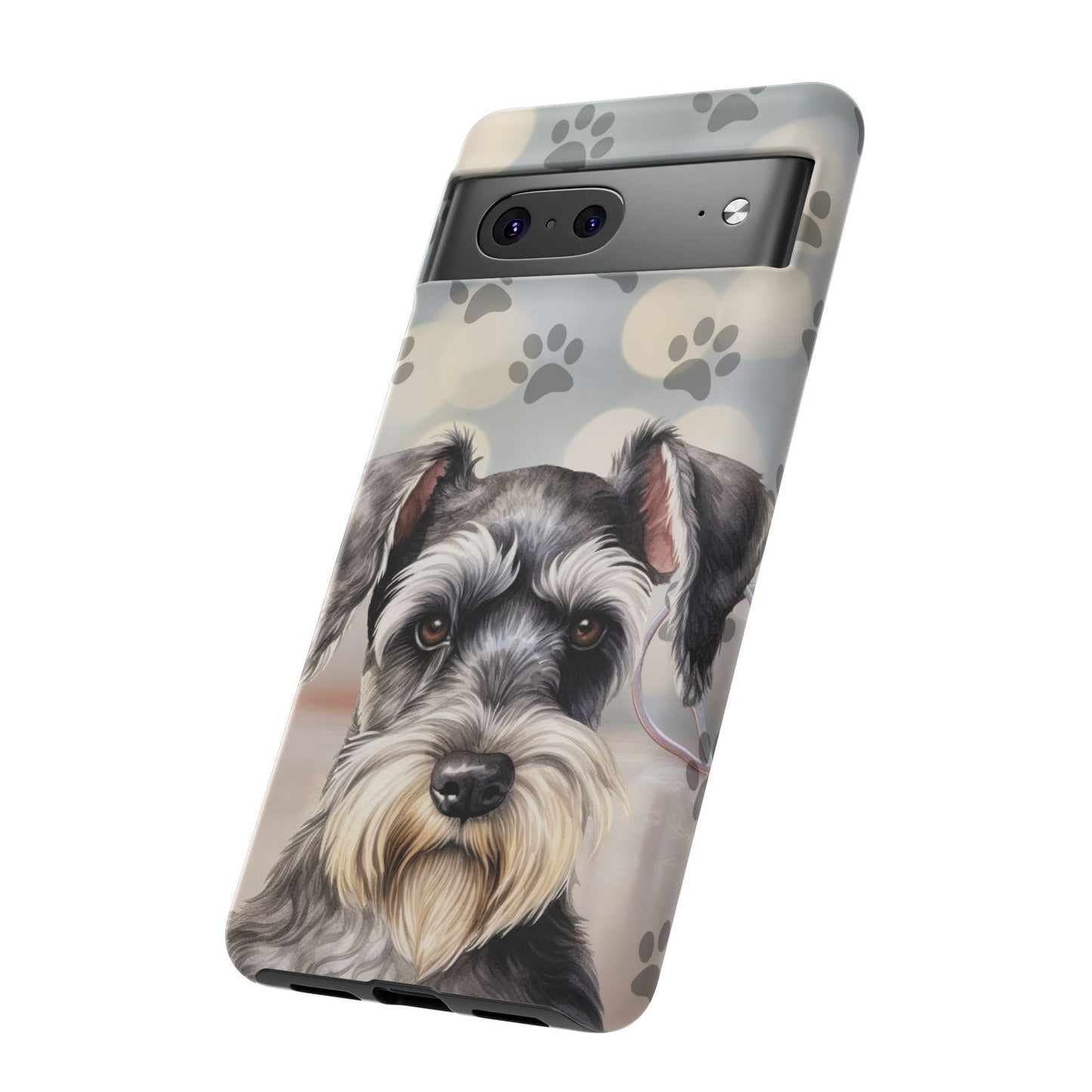 Miniature Schnauzer by Tough Cases (Apple iPhone, Samsung Galaxy, and Google Pixel)