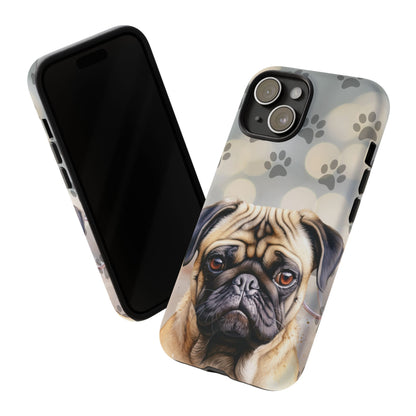 Pug Phone Case by Tough Cases (Apple iPhone, Samsung Galaxy, and Google Pixel)