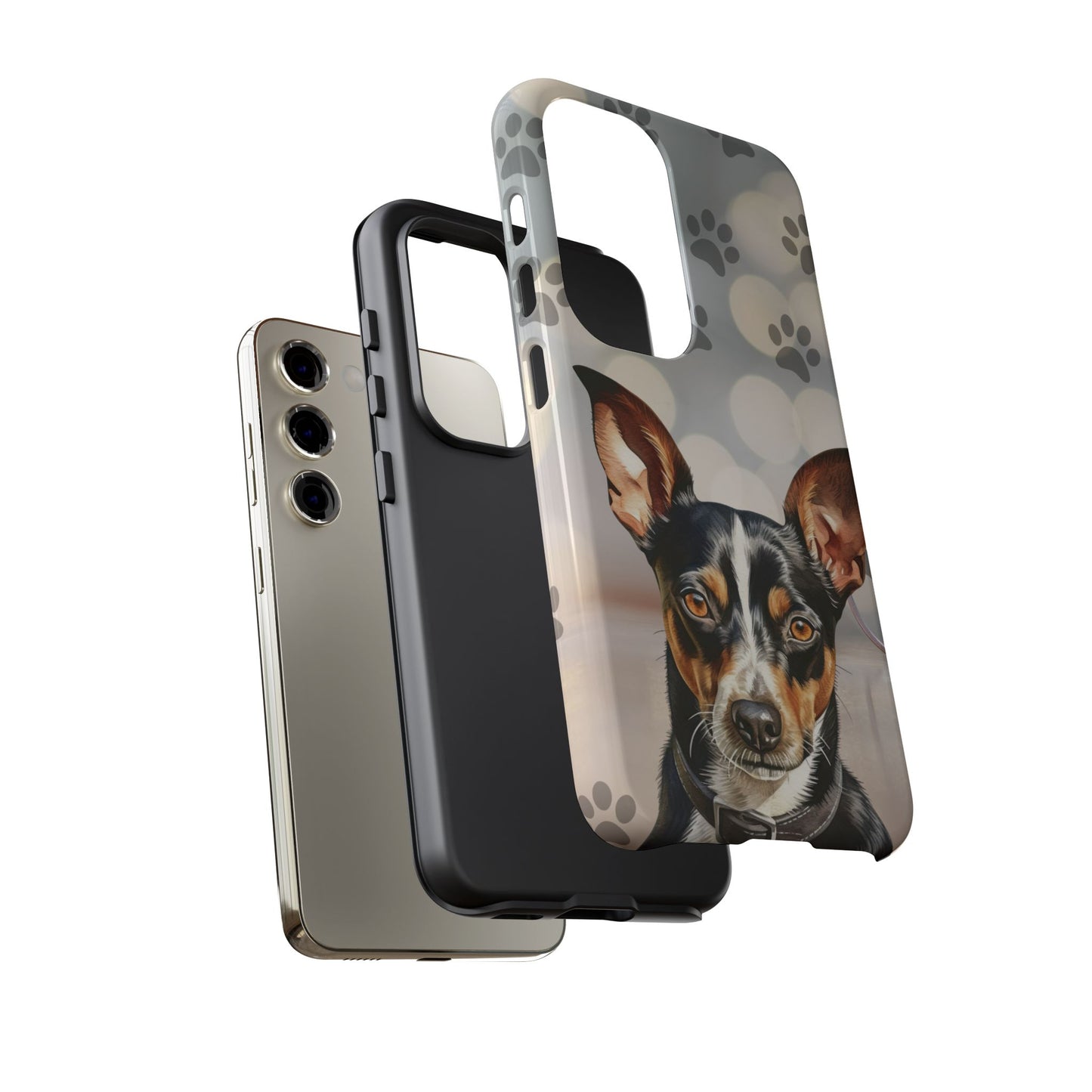 Rat Terrier by Tough Cases a (Apple iPhone, Samsung Galaxy, and Google Pixel)