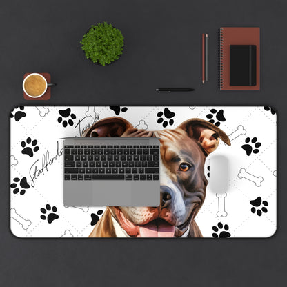 Staffordshire Terrier Desk Mat