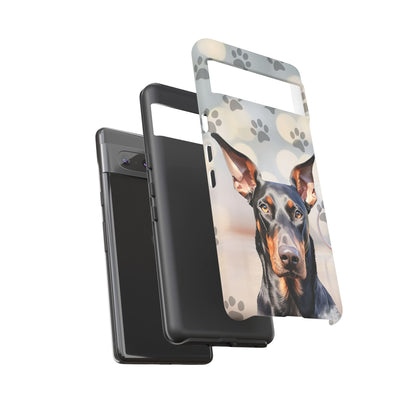Doberman Phone Case by Tough Cases (Apple iPhone, Samsung Galaxy, and Google Pixel)