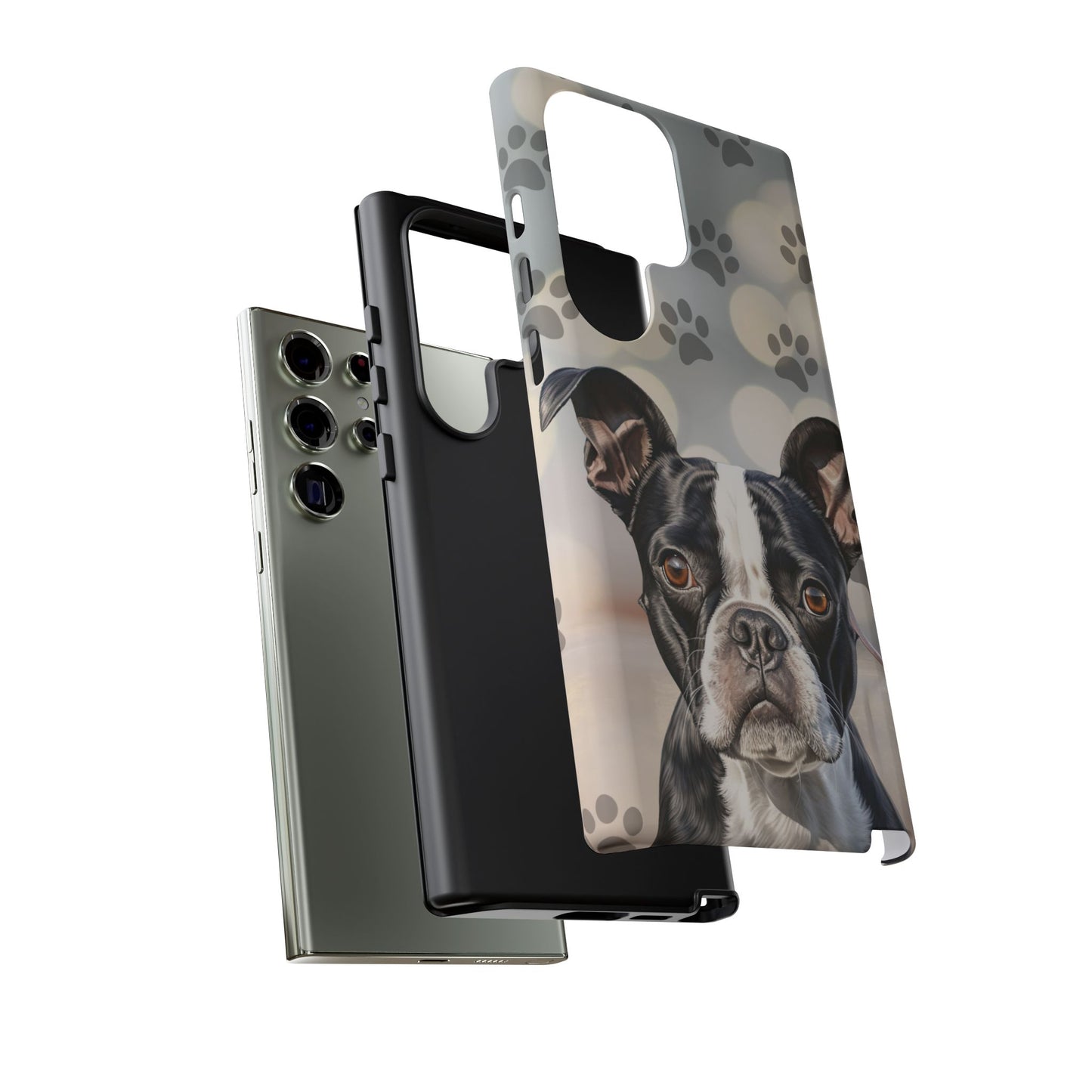 Boston Terrier Phone Case by Tough Cases (Apple iphone, Samsung galaxy, Google Pixel) Boston Terrier