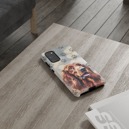 Irish Setter Phone Case by Tough Cases (Apple iPhone, Samsung Galaxy, and Google Pixel)