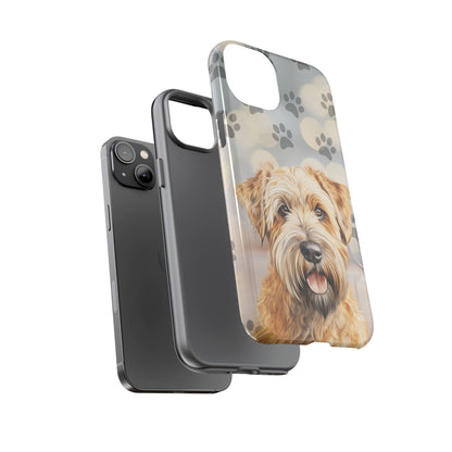 Self-Coated Wheaten Terrier by Tough Cases (Apple iPhone, Samsung Galaxy, and Google Pixel)
