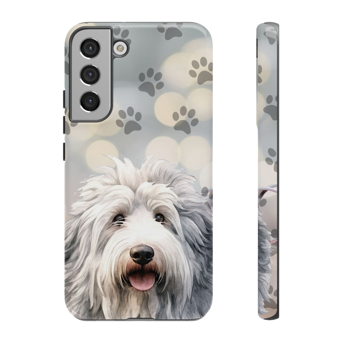 Old English Sheepdog by Tough Cases (Apple iPhone, Samsung Galaxy, and Google Pixel devices)