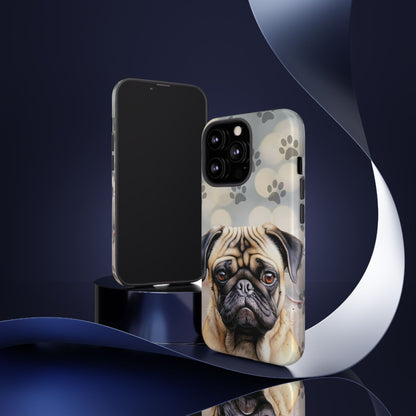 Pug Phone Case by Tough Cases (Apple iPhone, Samsung Galaxy, and Google Pixel)