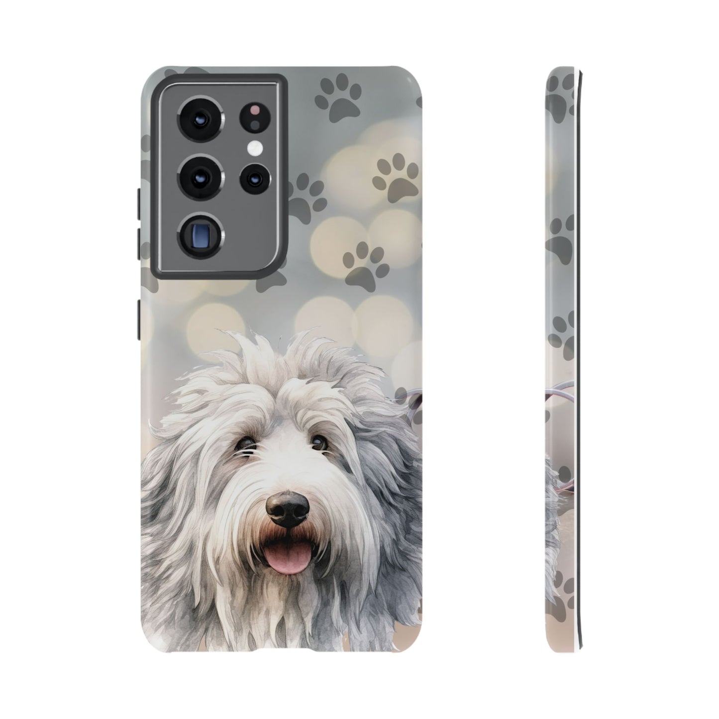 Old English Sheepdog by Tough Cases (Apple iPhone, Samsung Galaxy, and Google Pixel devices)