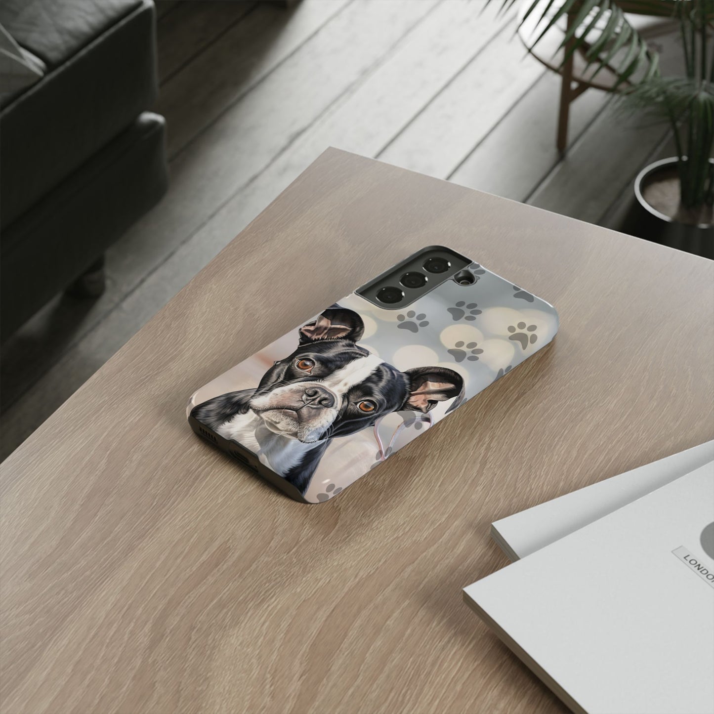 Boston Terrier Phone Case by Tough Cases (Apple iphone, Samsung galaxy, Google Pixel) Boston Terrier